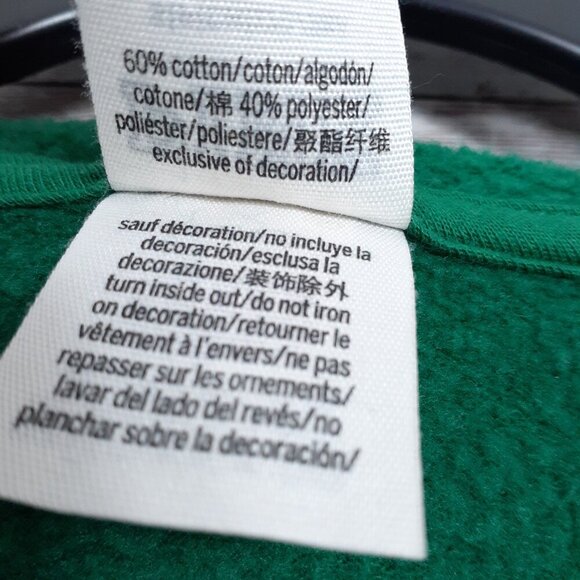 Victoria's Secret Pink Full Zip Hoodie Small Green Black Jacket 448A - Picture 5 of 5